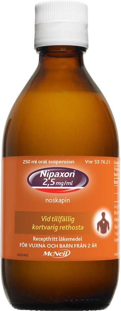 Nipaxon® Oral suspension 2,5mg/ml Flaska, 250ml