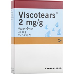 Viscotears ögongel 2 mg/g 3x10 g