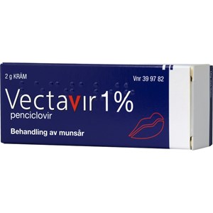 Vectavir kräm 1% 2 g