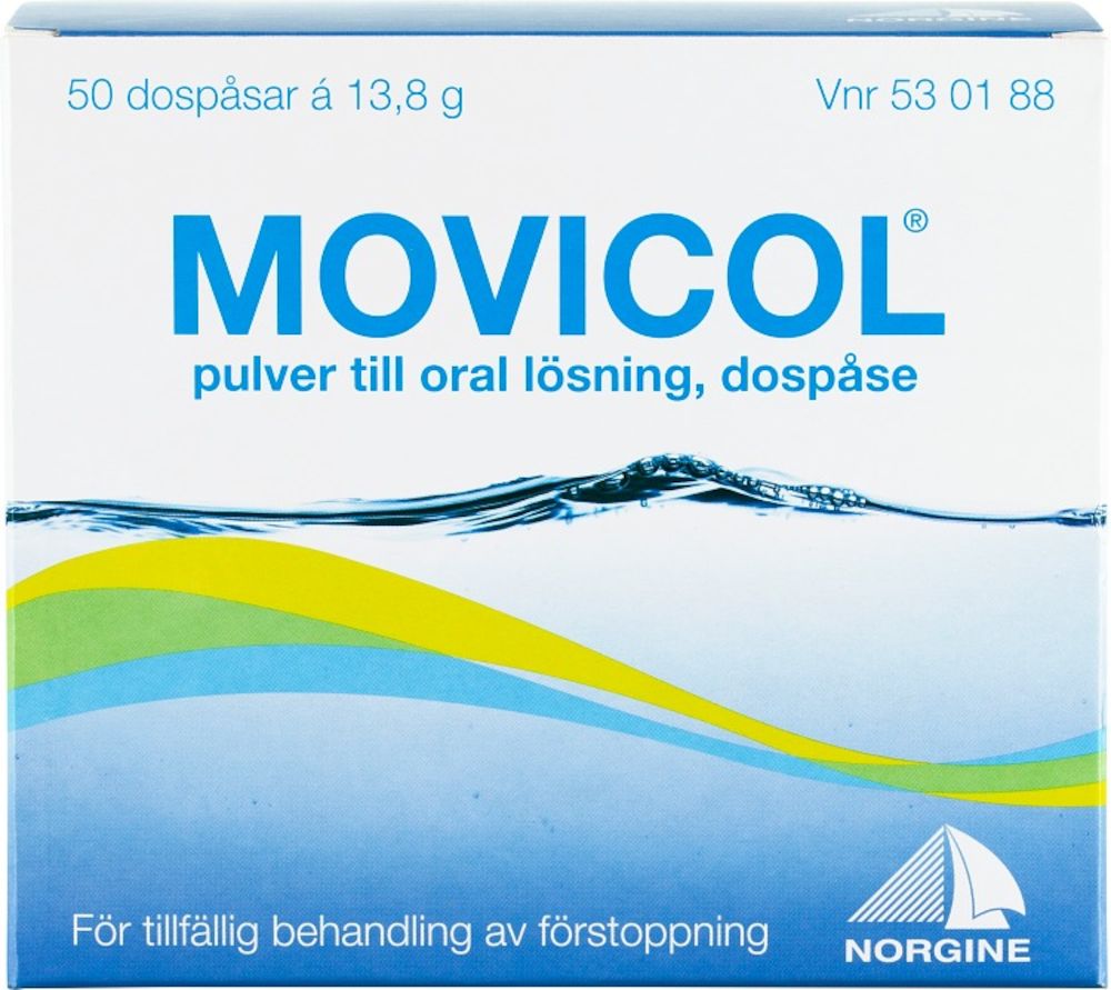 Movicol Pulver till oral lösning i dospåse 50 st