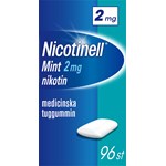 Nicotinell Mint medicinskt tuggummi 2 mg 96 st