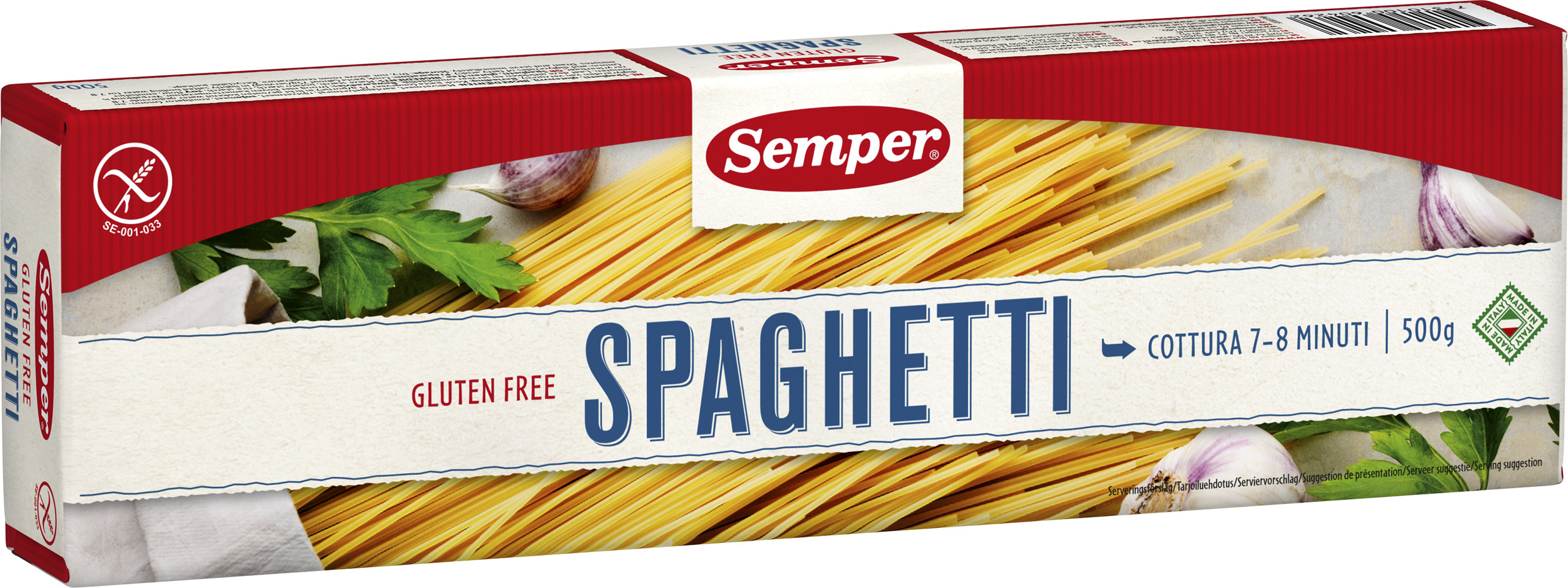 Semper glutenfri Spaghetti 500 g