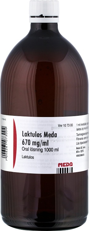 Laktulos Meda Oral lösning 670mg/ml Plastflaska, 1000ml