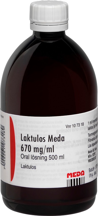 Laktulos Meda Oral lösning 670mg/ml Plastflaska 500ml