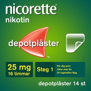 Nicorette Novum depotplåster 25 mg/16 timmar 14 st