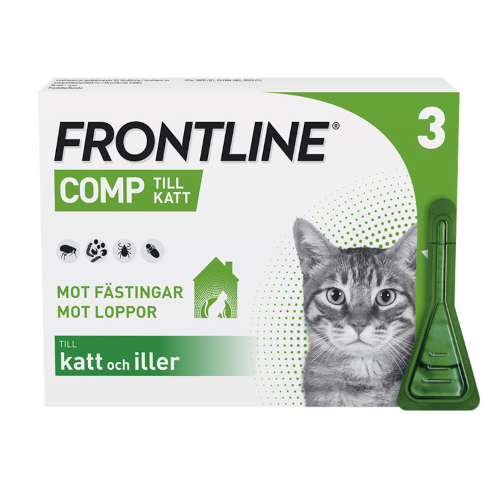 Frontline Comp Spot-on lösning för katt 50 mg/60 mg 3 x 0,5 ml