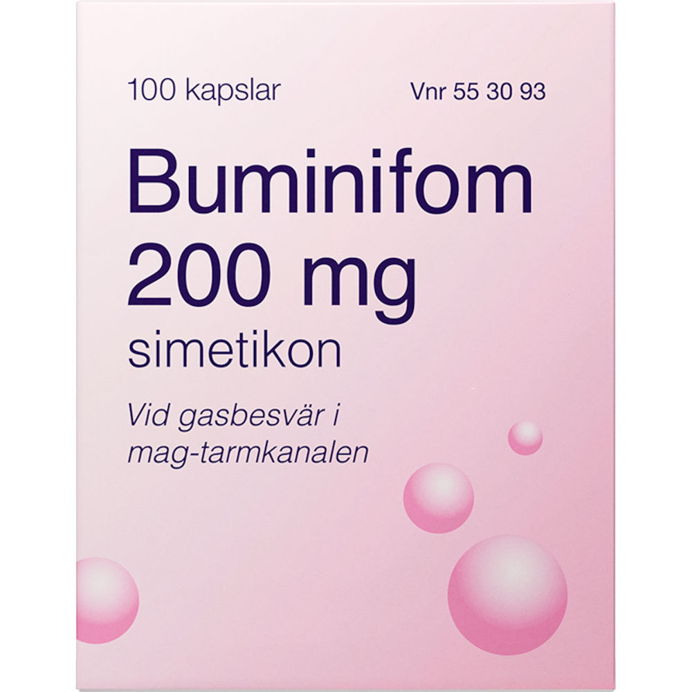 Buminifom 200 mg 100 kapslar