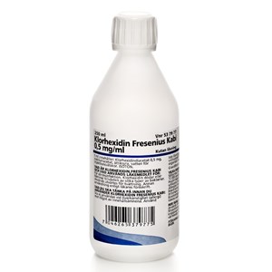 Klorhexidin Fresenius Kabi kutan lösning för sårdesinfektion 0,5 mg/ml 250 ml