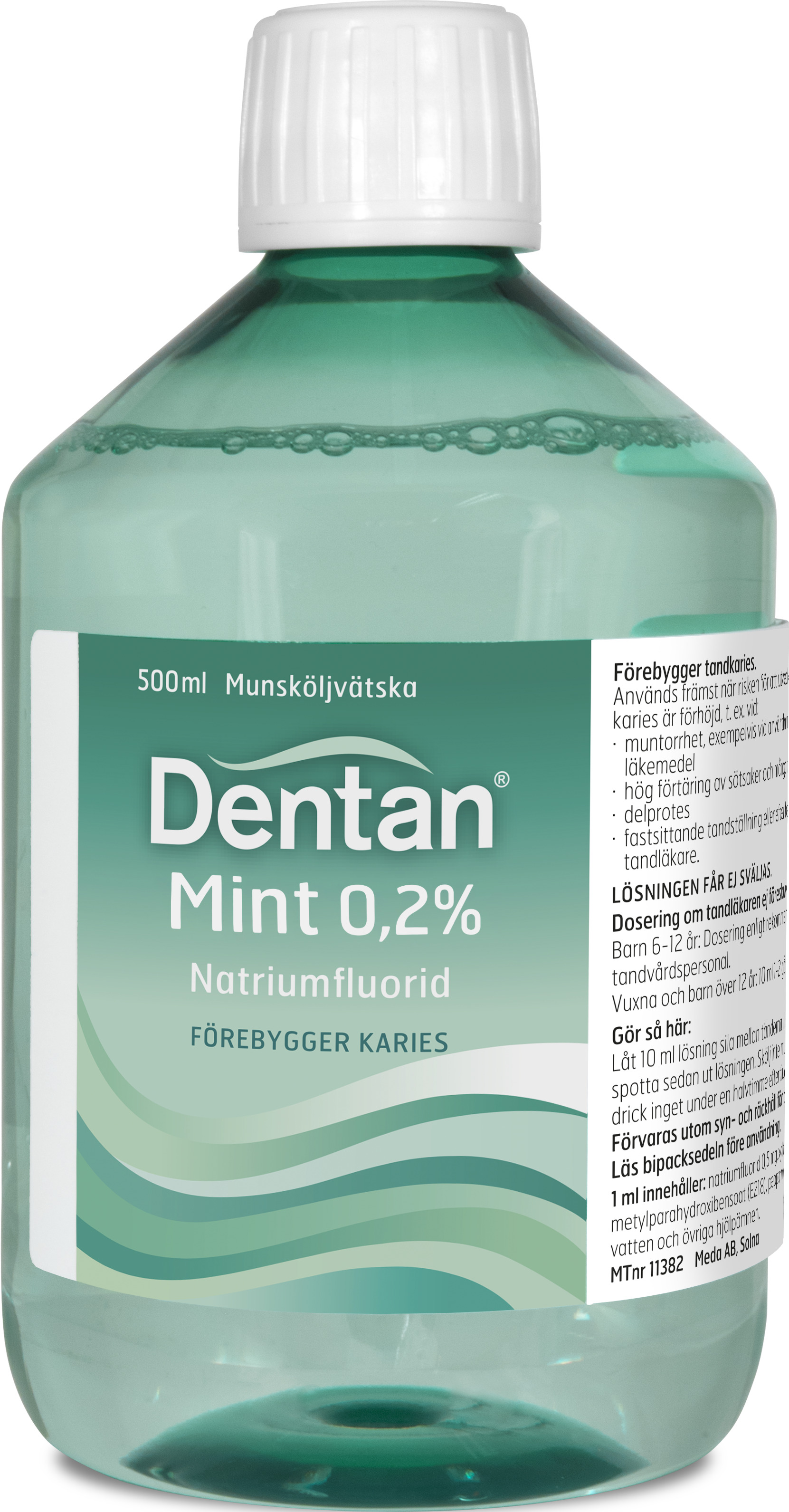 Dentan Mint munskölj 0,2 % 500 ml