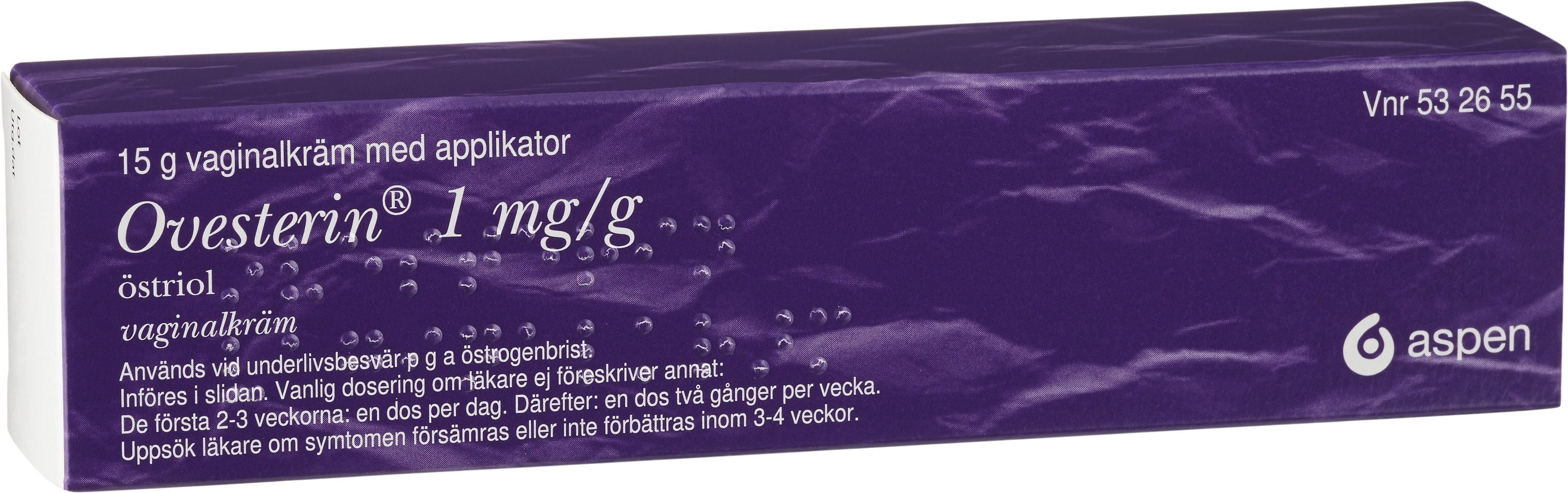 Ovesterin vaginalkräm 1 mg/g 1x15 g