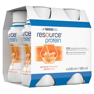 Resource Protein proteinrik aprikos 4 x 200 ml