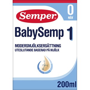 BabySemp 1 Modersmjölkersättning 200 ml