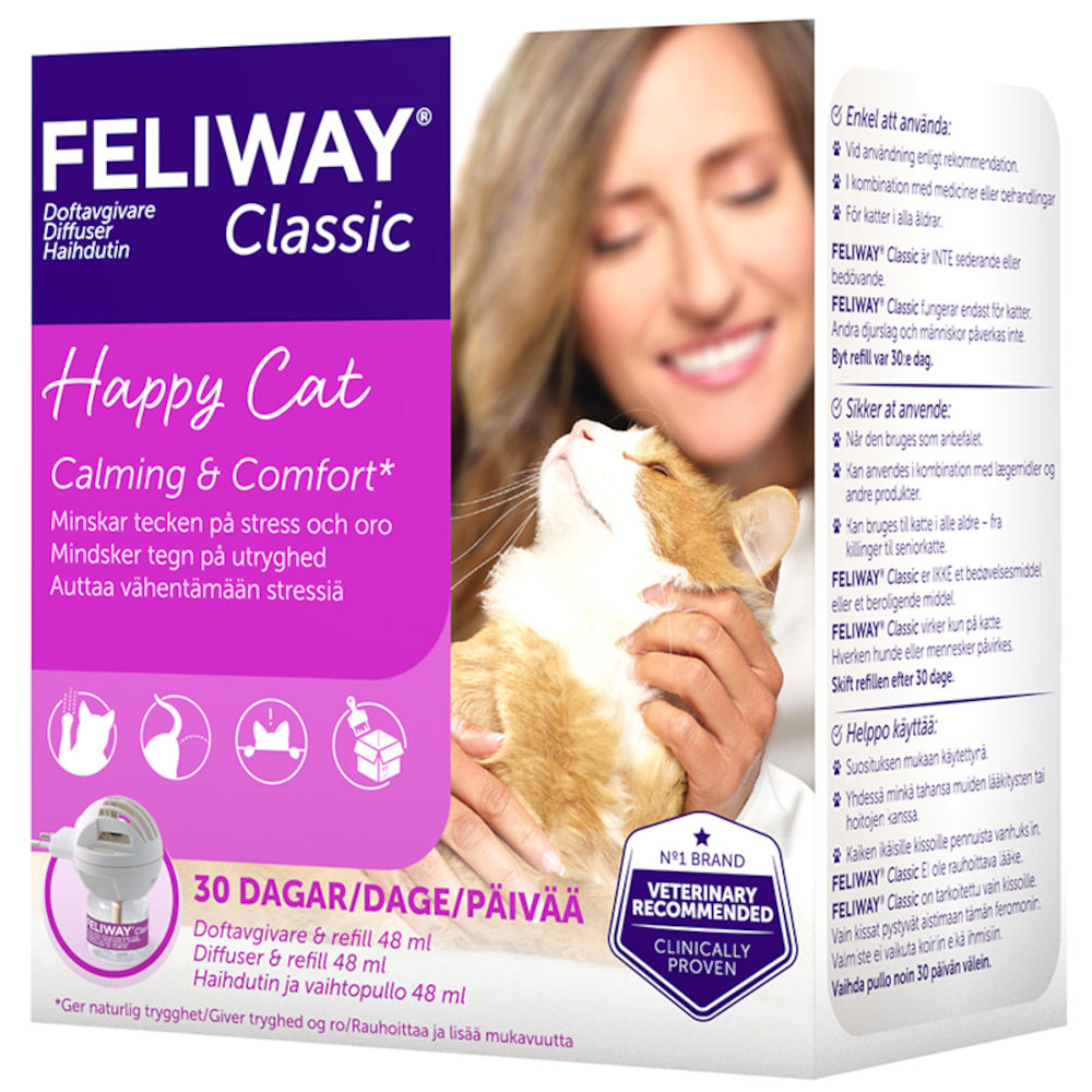 Feliway Classic Doftavgivare med Refill för katt