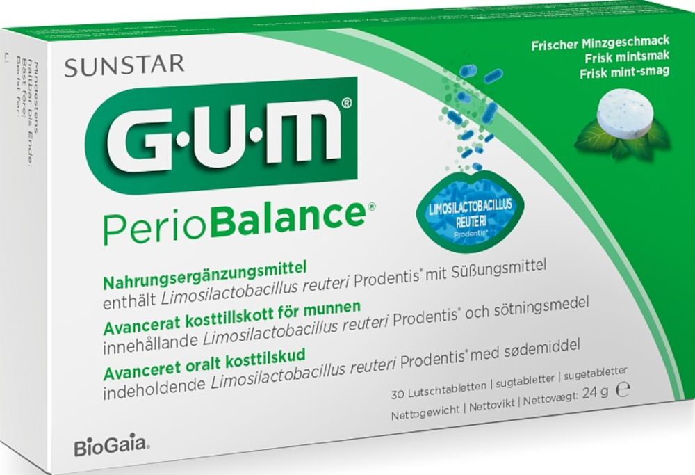 Gum GUM Periobalance -Probiotika för munnen