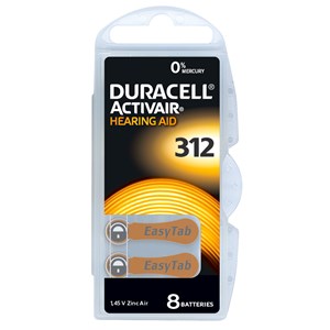 Duracell Activair batteri typ 312 8 st