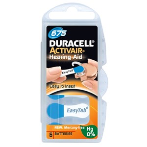 Duracell Activair batteri typ 675 6 st