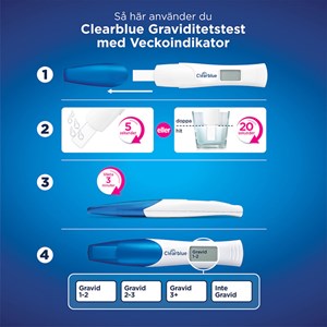 Clearblue Digital Graviditetstest med veckoindikator 1 st