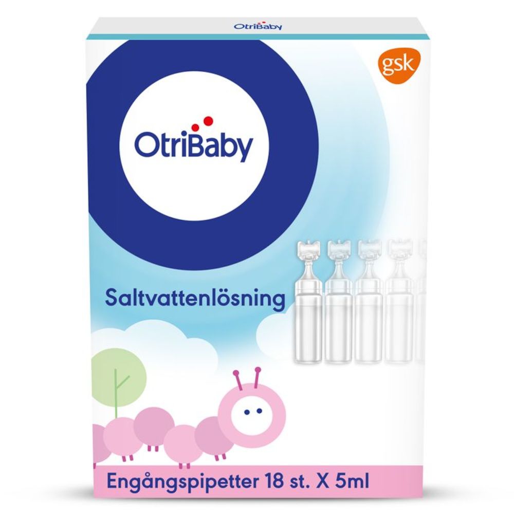 Otri-Baby Saltvattenlösning Engångspipetter 5 ml