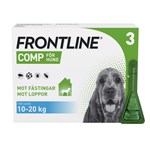 Frontline Comp Spot-on lösning för medelstor hund 134 mg/120,6 mg 3 x 1,34 ml