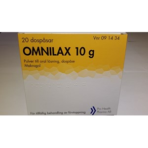 Omnilax Pulver till oral lösning i dospåse 10 g 20 st