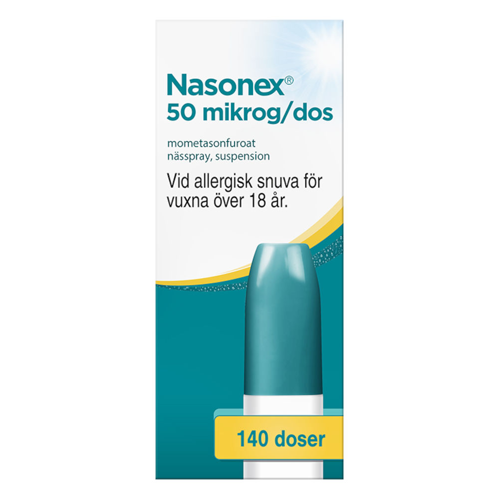 Nasonex nässpray suspension 50 µg/dos 140 doser
