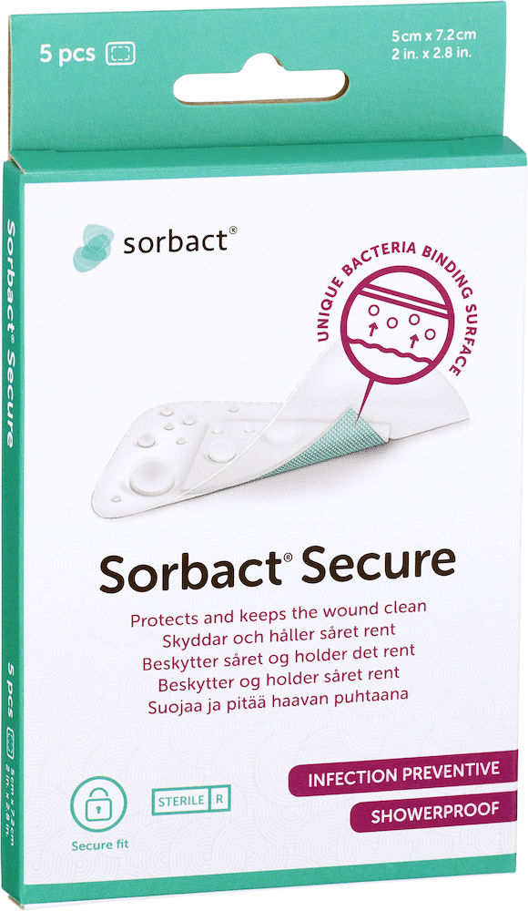 Sorbact Secure 5cm x 7,2cm 5st