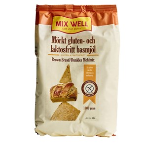 MixWell Mörkt GLUTEN- & LAKTOSfritt Basmjöl 1000 g