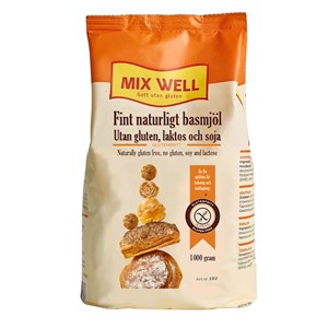 MixWell Fint Basmjöl Naturligt GLUTEN-, LAKTOS- & SOJAfri 1000 g