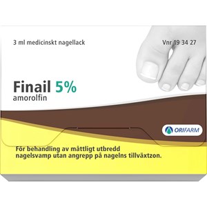 Finail medicinskt nagellack 5% 3 ml