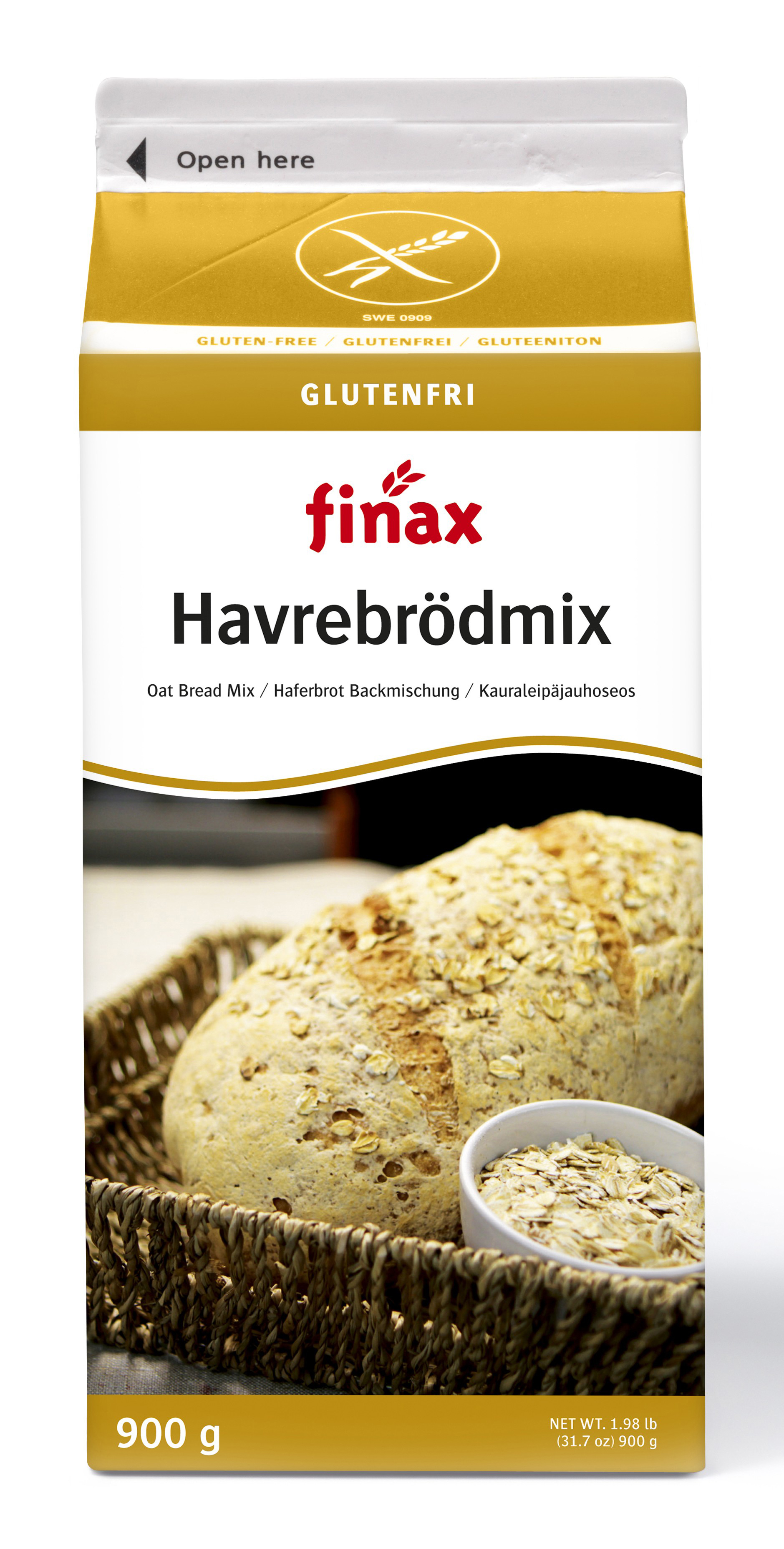 Finax HAVREbrödmix glutenfri 900 g