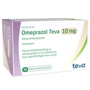Omeprazol Teva enterokapsel 10 mg 28 st