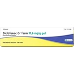 Diclofenac Orifarm gel 11,6 mg/g 100 g