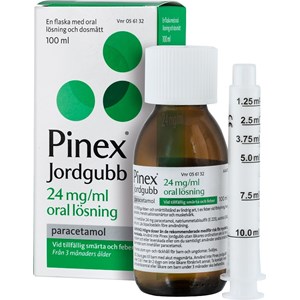 Pinex Jordgubb oral lösning 24 mg/ml 100 ml