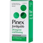 Pinex Jordgubb oral lösning 24 mg/ml 100 ml