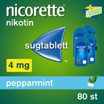 Nicorette Pepparmint sugtablett 4 mg 80 st