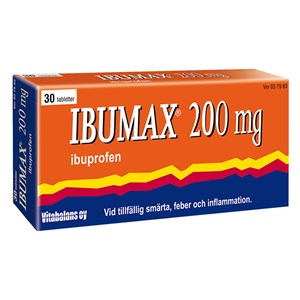 Ibumax Filmdragerad tablett 200mg Blister, 30tabletter