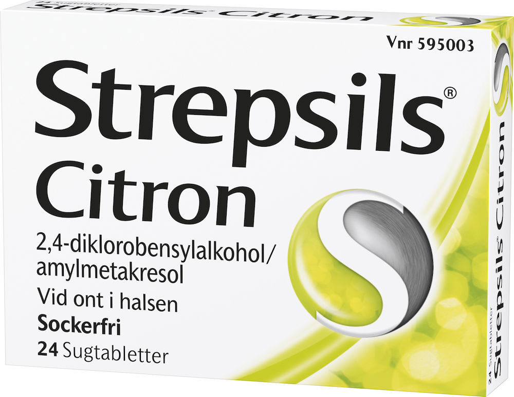 Strepsils Citron sugtablett 24 st