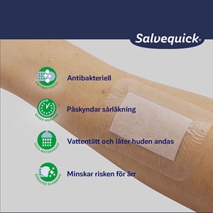 Salvequick MED Antibact Cover 5 st
