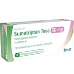 Sumatriptan Teva filmdragerad tablett 50 mg 2 st