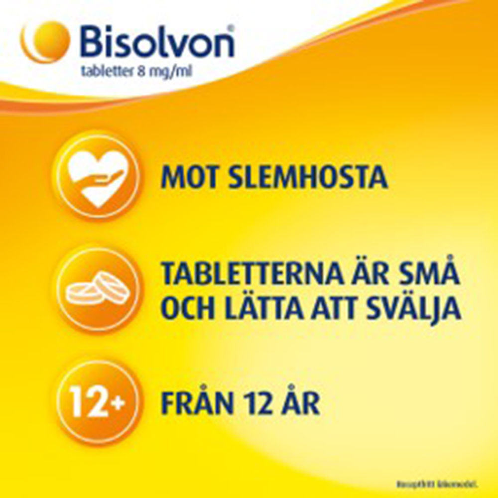 Bisolvon tablett 8 mg 100 st