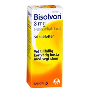 Bisolvon tablett 8 mg 50 st