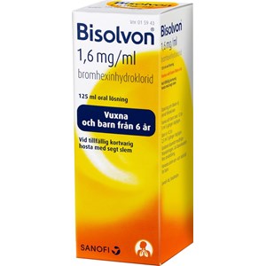 Bisolvon oral lösning 1,6 mg/ml 125 ml