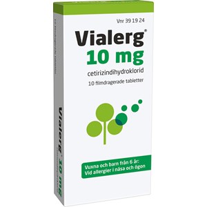 Vialerg Orifarm filmdragerad tablett 10 mg 10 st