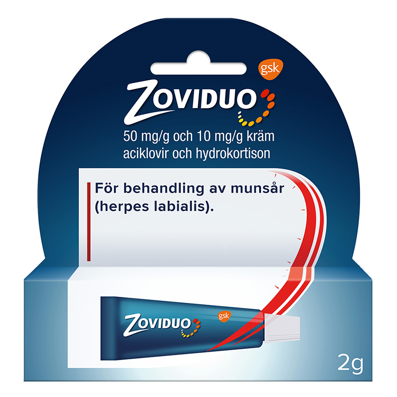 Zoviduo kräm 50 mg/g + 10 mg/g 2 g