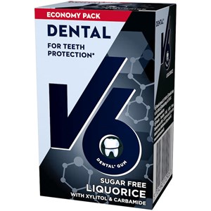 V6 Dental Liquorice tuggummi 70 g