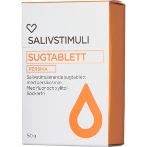 Hjärtats salivstimulerande sugtablett persika 50 g