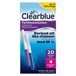 Clearblue 20 Ägglossningstester & 4 Graviditetstester till Clearblue Advanced Fertilitetsmonitor