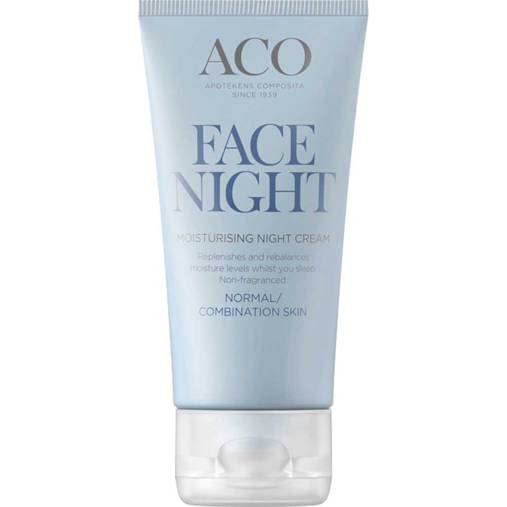 ACO Face Moisturising Night Cream Oparfymerad 50 ml