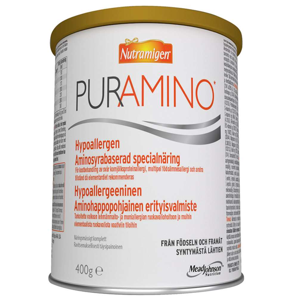 Nutramigen Puramino Hypoallergen Aminosyrabaserad Specialnäring 400 g