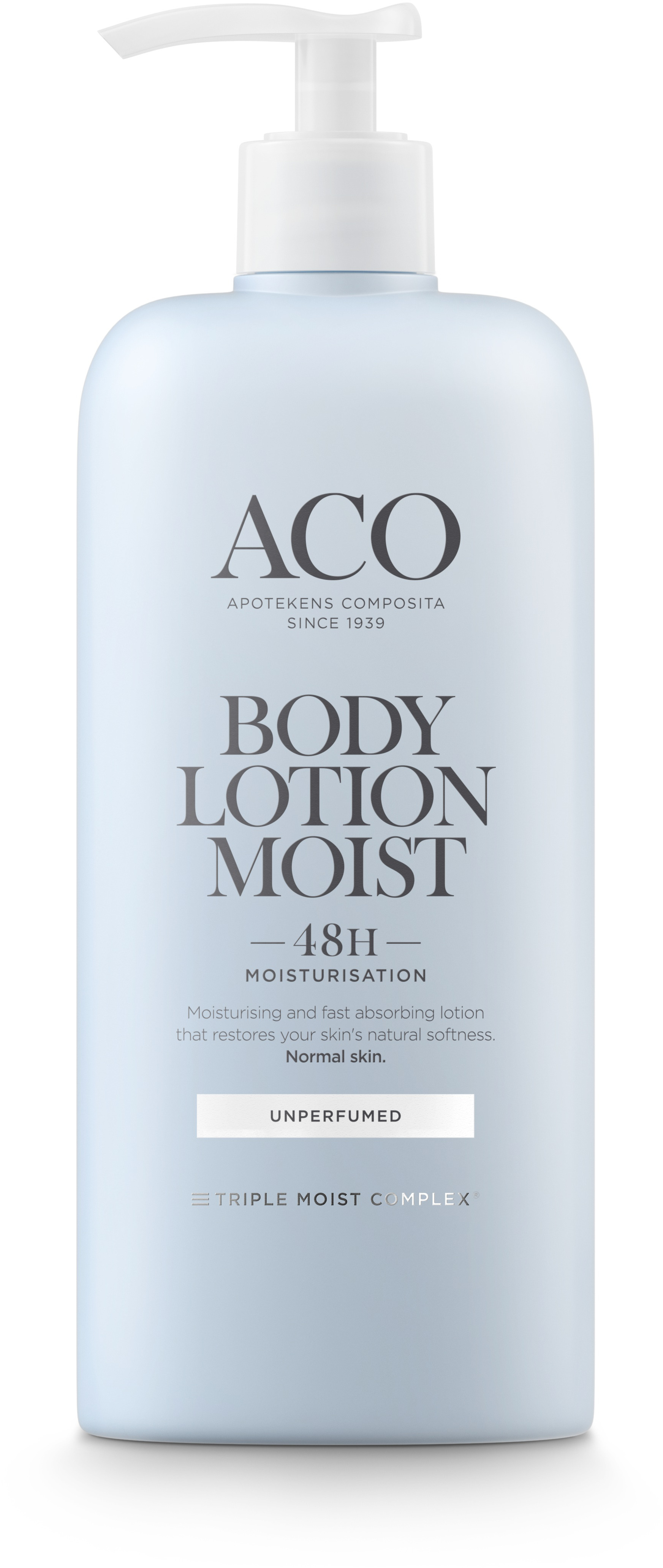ACO Body Lotion Moist Oparfymerad Kroppslotion 400 ml